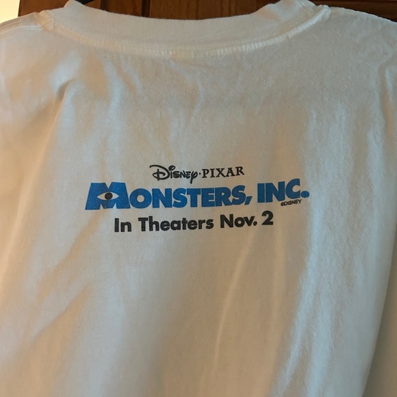 Disney Pixar Monster’s Inc Movie Release Long Sleeve Tee Vintage Sully Mike Rare - Picture 6 of 6